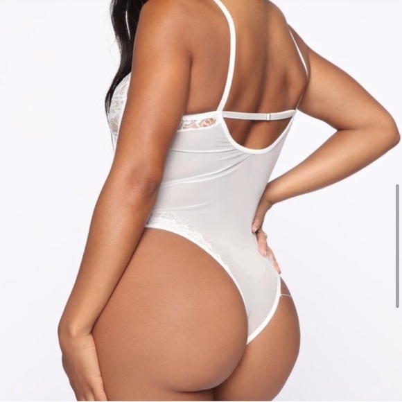 “TIC TOC” Hopeless Romantic Lace Mesh Teddy BodySuit - Picture 4 of 16